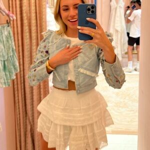 COPY - LoveShackFancy Eleora crop jacket